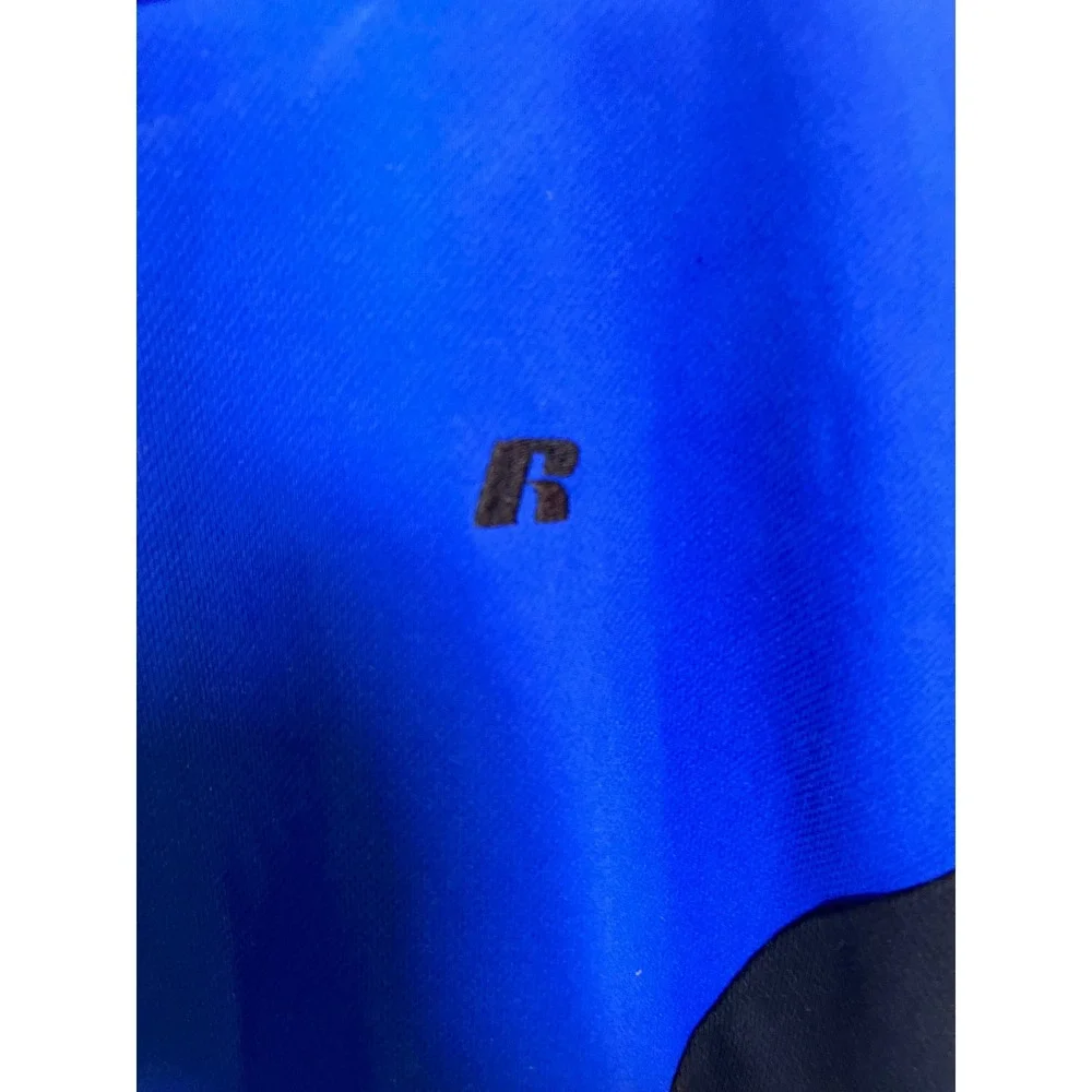 Russell Boys T-Shirt Performance Colorblock Blue Size L 18/20‎